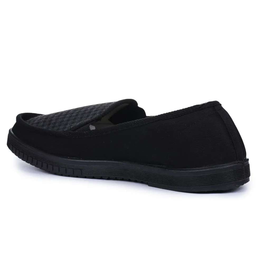 A-HA Black Casual Non Lacing Shoes For Men WALKER-E By Liberty