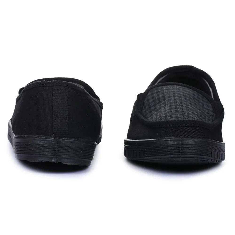 A-HA Black Casual Non Lacing Shoes For Men WALKER-E By Liberty