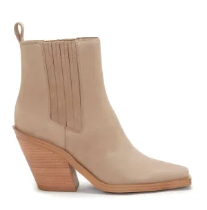 Ackella Bootie In Truffle Taupe Suede
