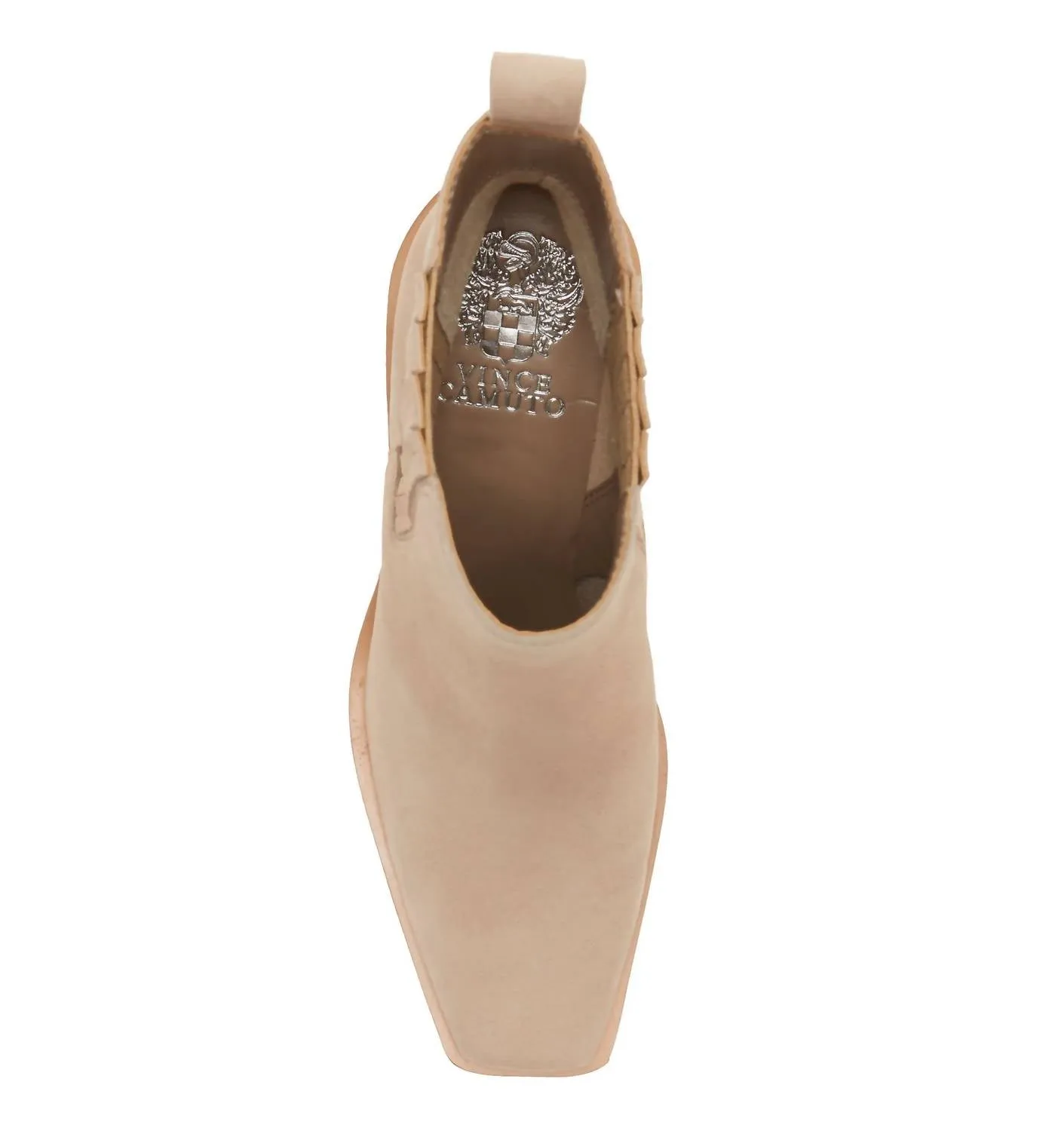 Ackella Bootie In Truffle Taupe Suede