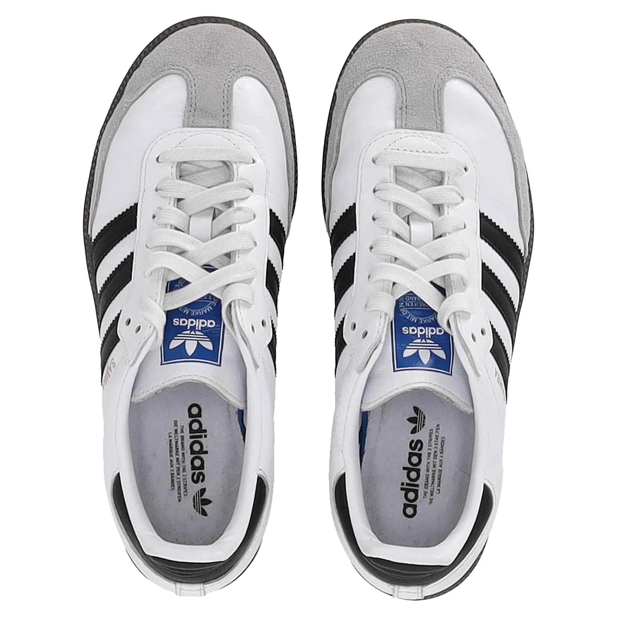 Adidas Samba OG Sneakers in White Leather