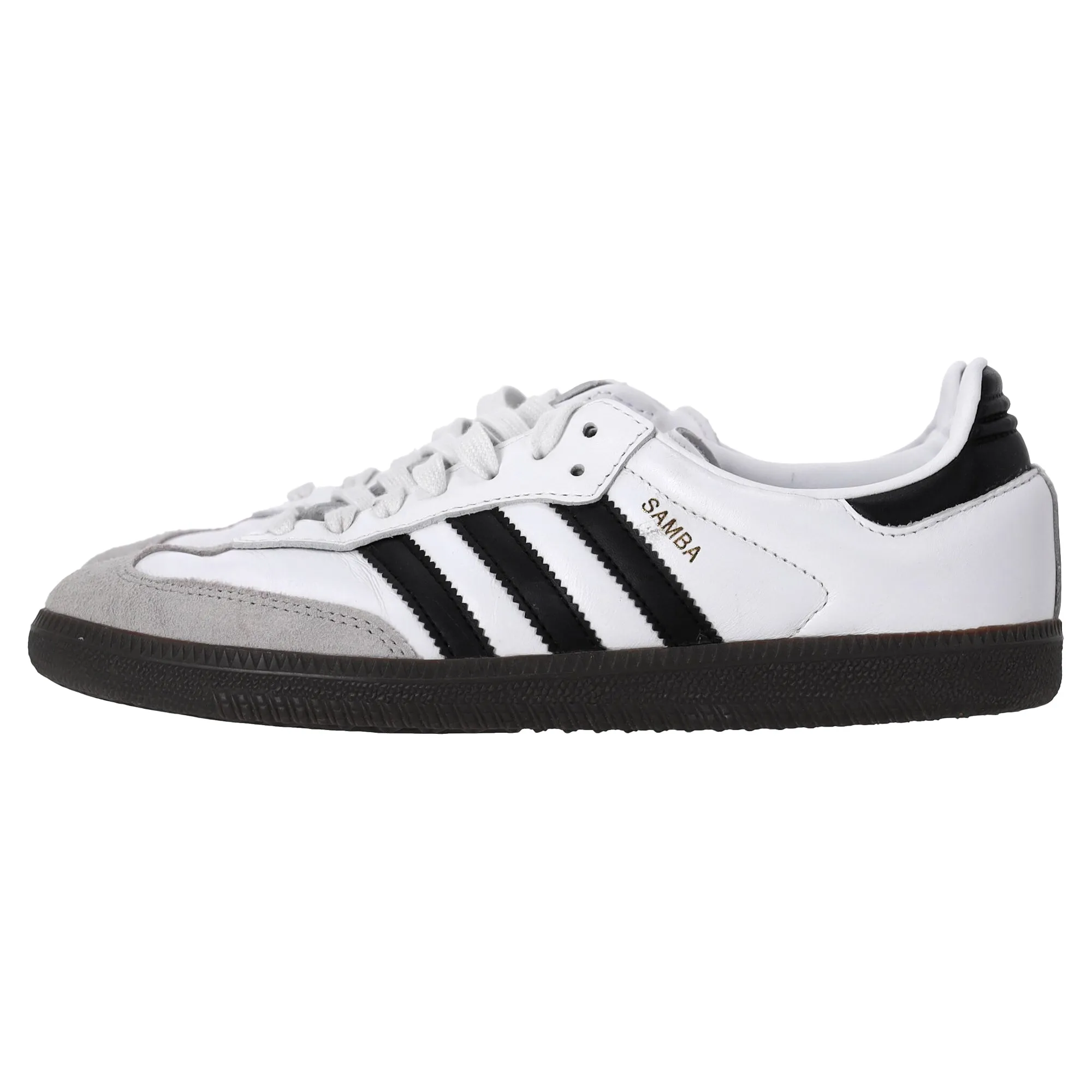 Adidas Samba OG Sneakers in White Leather