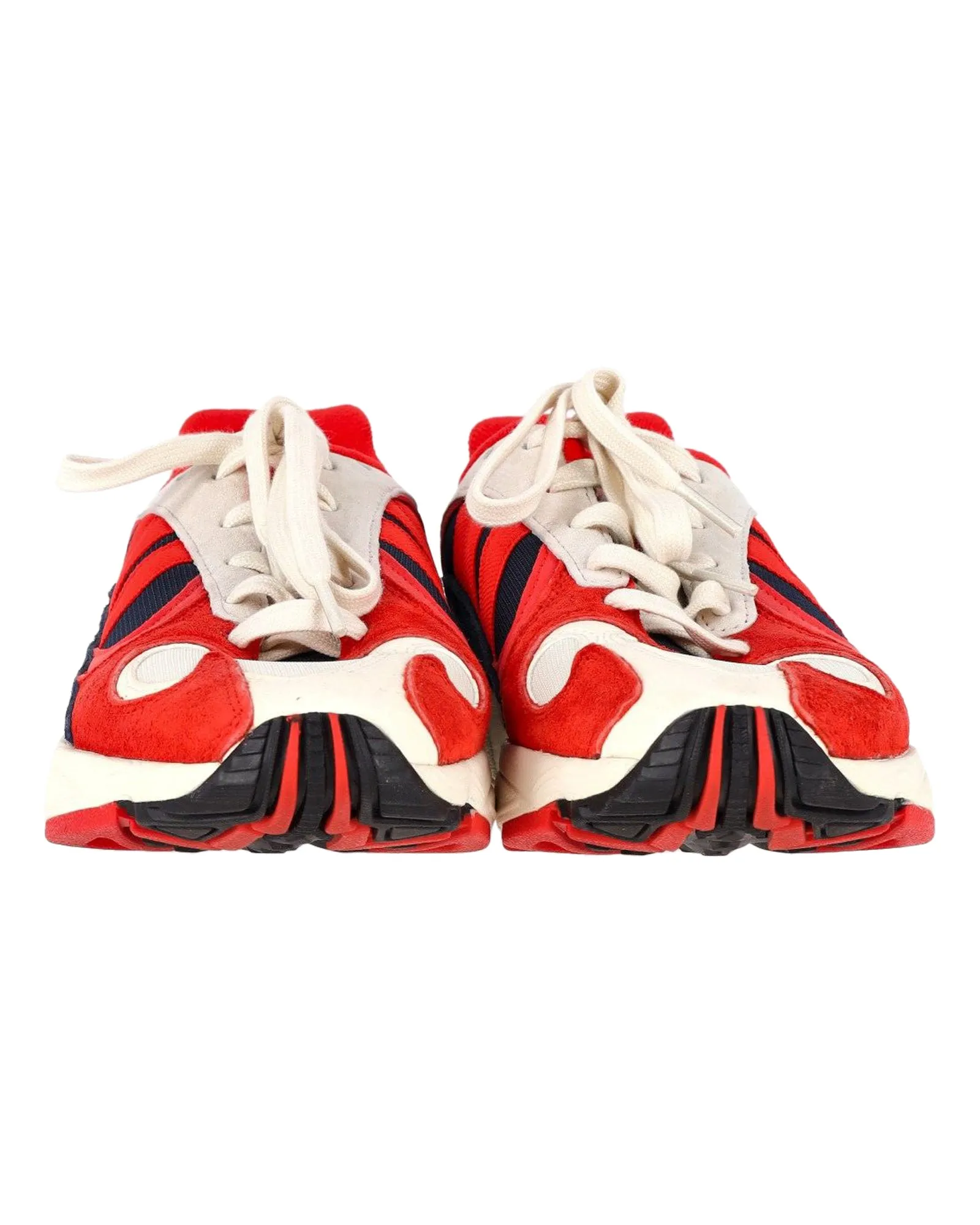 Adidas Yung-1 Sneakers in Red Suede