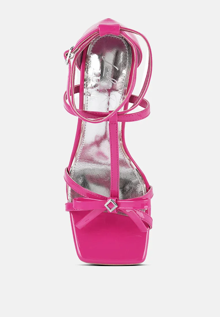 affluence jeweled high heel sandals