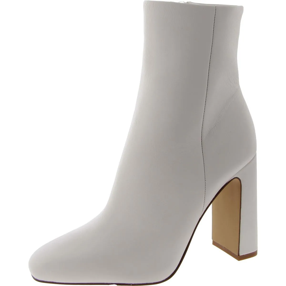 Allison Womens Pointed Toe Leather Mid-Calf Boots