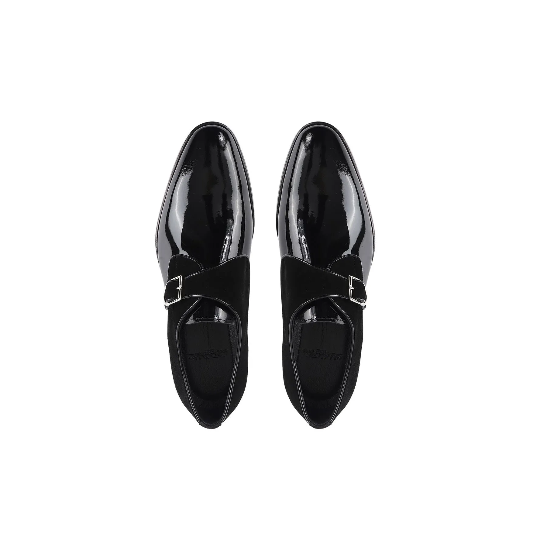 Alpine Patent Leather Single Monk Dress Shoes