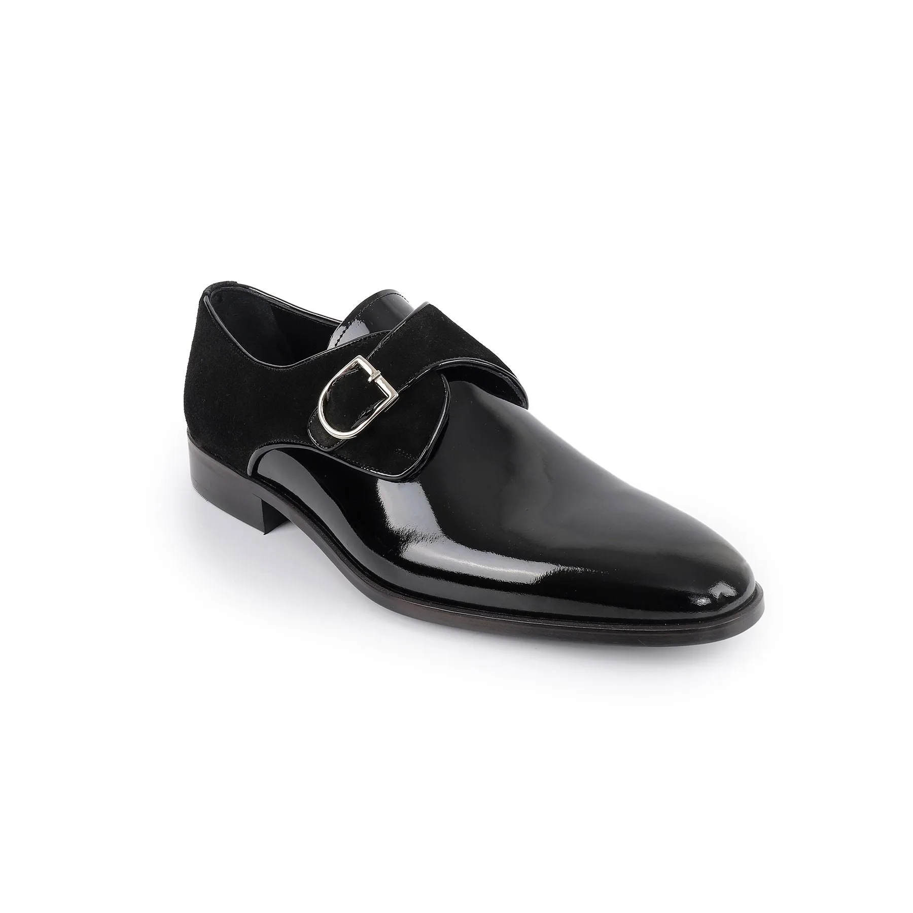 Alpine Patent Leather Single Monk Dress Shoes