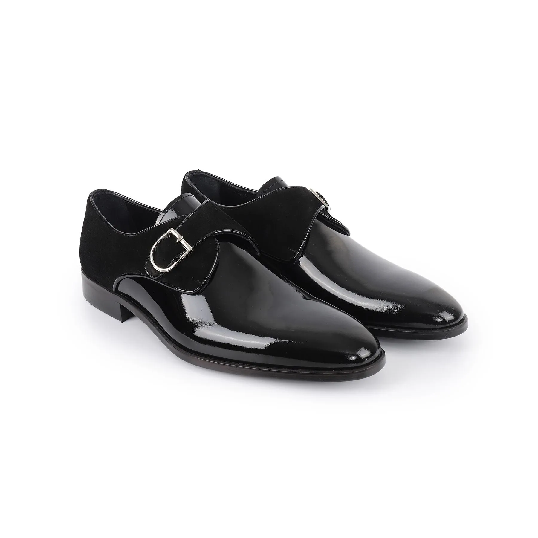 Alpine Patent Leather Single Monk Dress Shoes