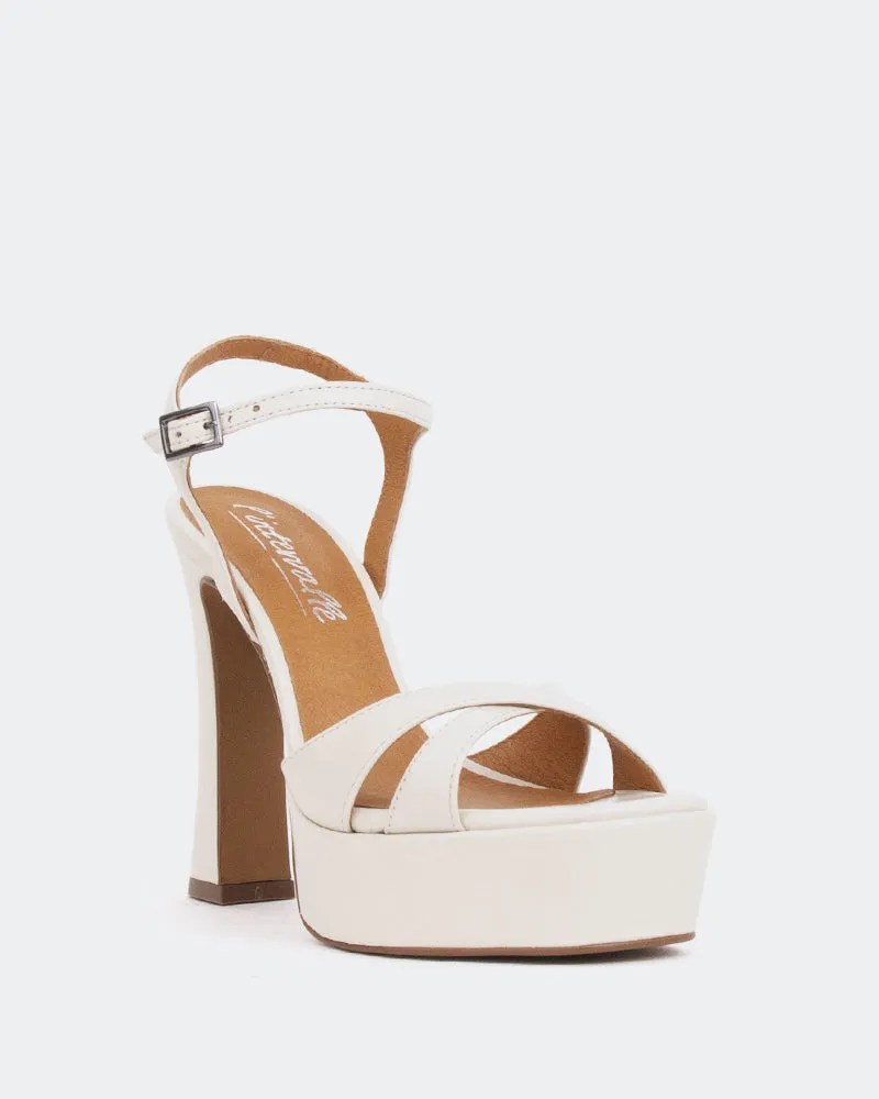 Anamika Off White Leather