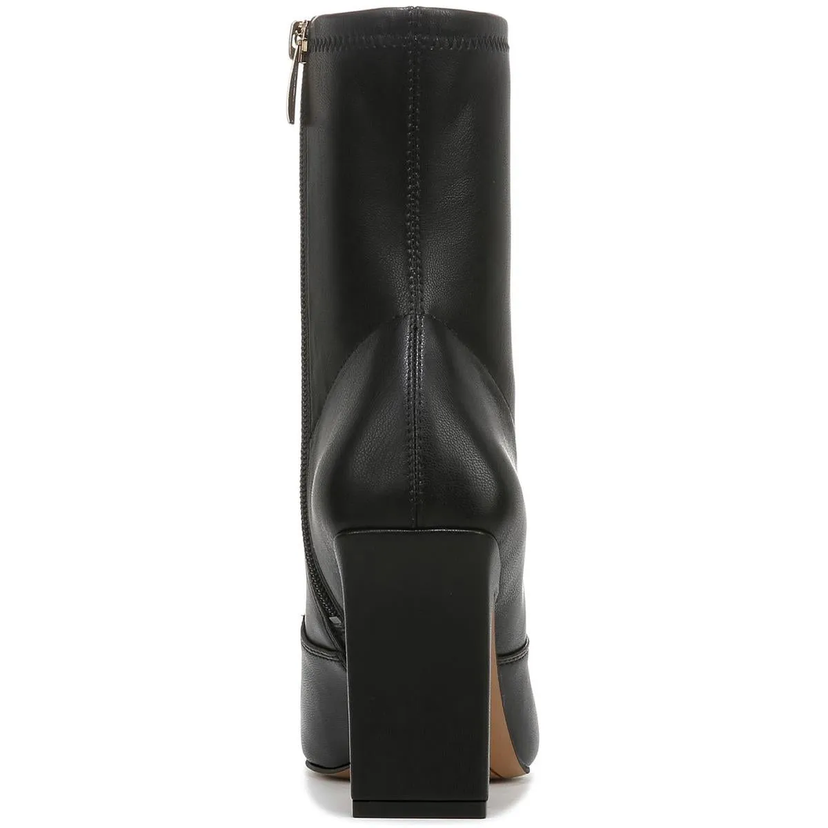 Avana Womens Faux Leather Pointed Toe Ankle Boots