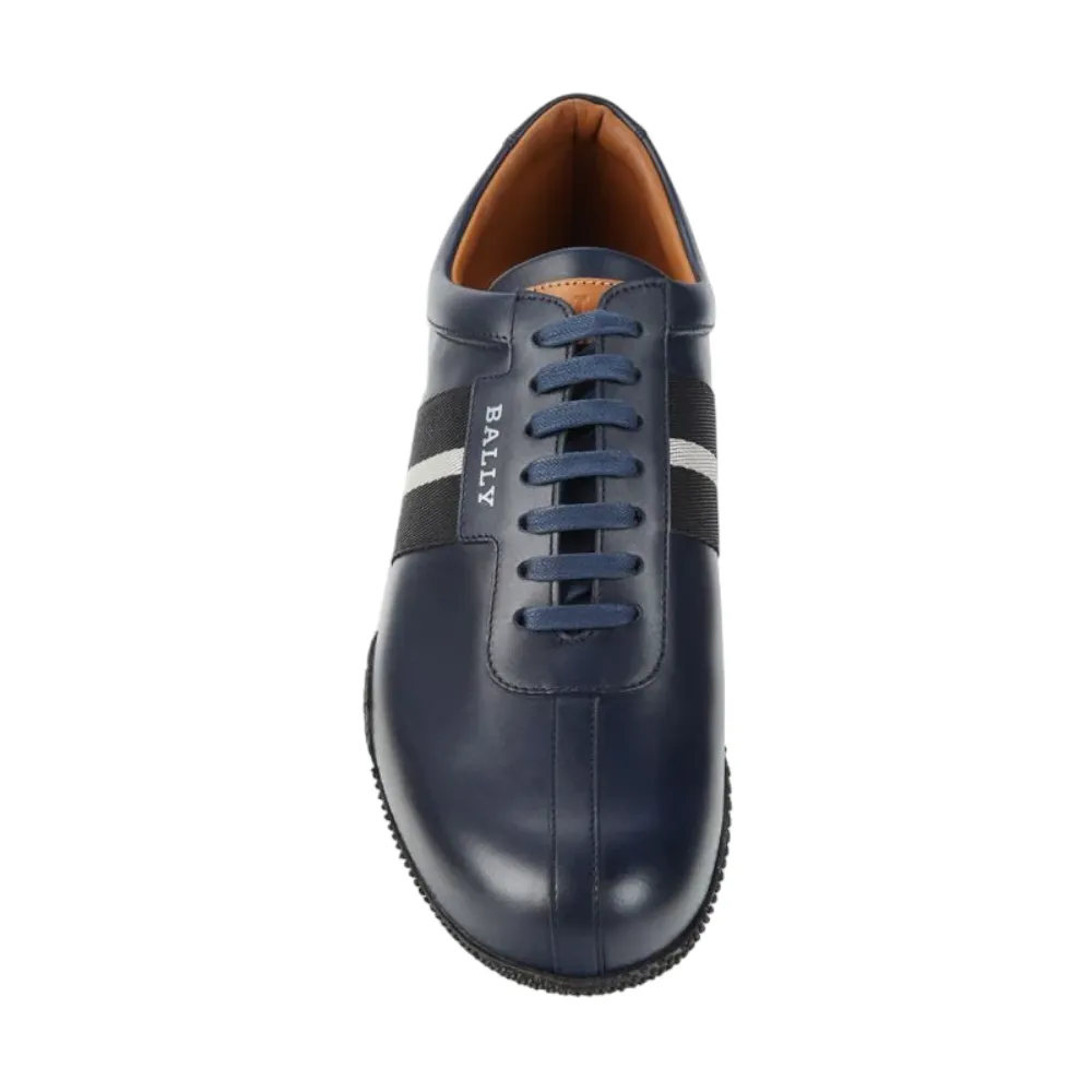 Bally Frenz Men's 6230487 Ink Leather Sneakers