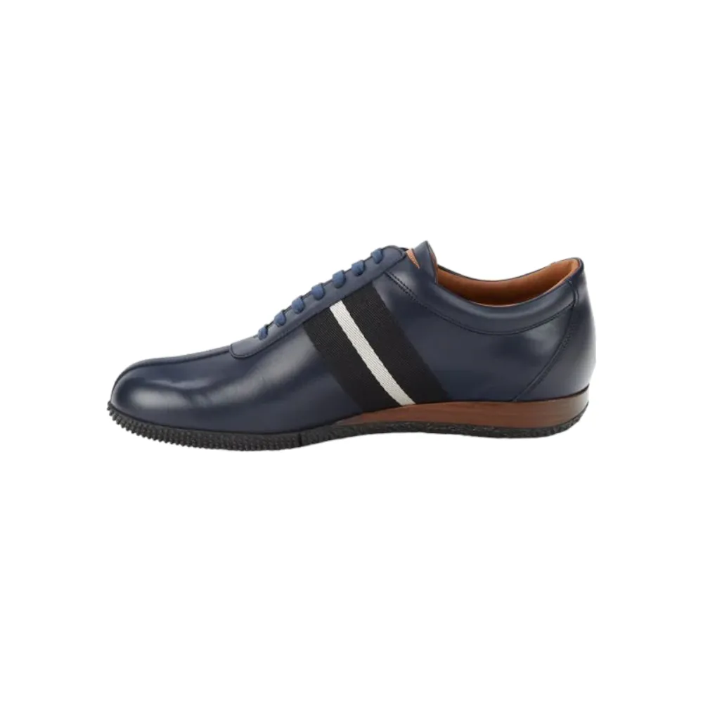 Bally Frenz Men's 6230487 Ink Leather Sneakers