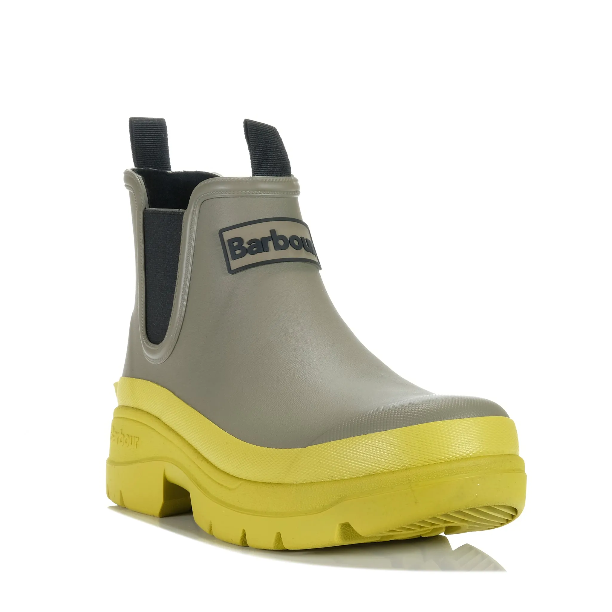 Barbour Nimbus Chelsea Wellingtons Dusky Green/Limeade