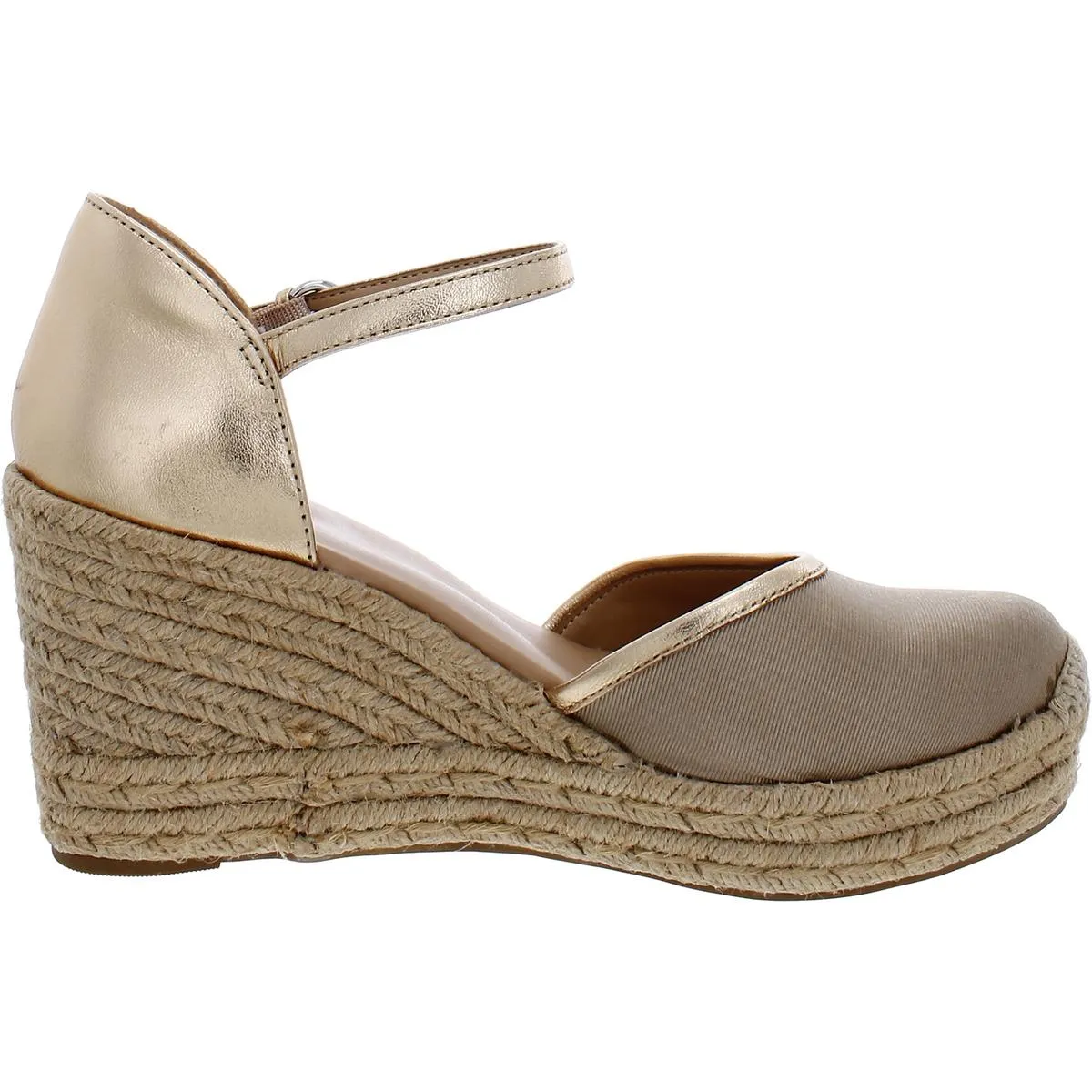 Bianca Womens Leather Platform Wedge Sandals