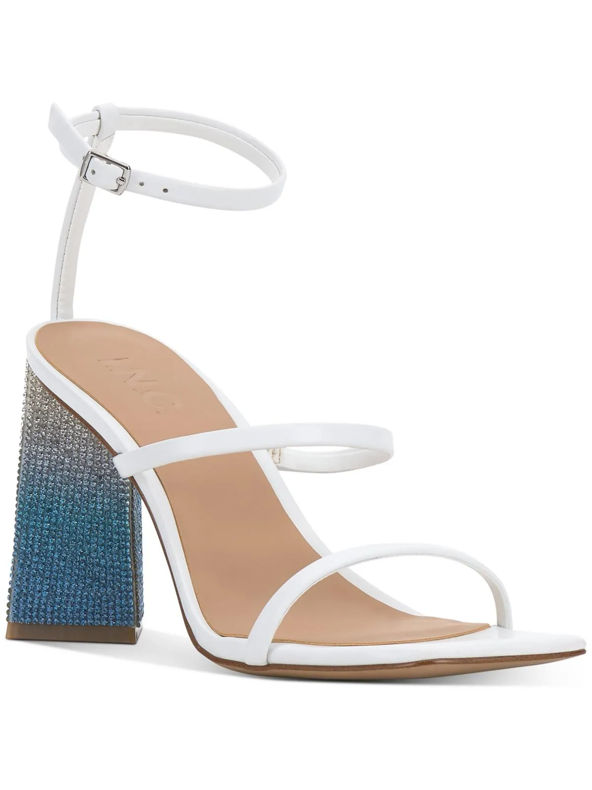 Bixa  Womens Open Toe Dressy Heels
