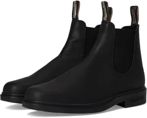 Blundstone Dress Boots Unisex US M7-W9 Black Leather Chisel Toe Chelsea ZPO1874