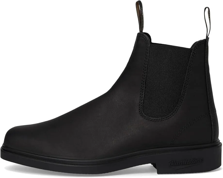 Blundstone Dress Boots Unisex US M7-W9 Black Leather Chisel Toe Chelsea ZPO1874
