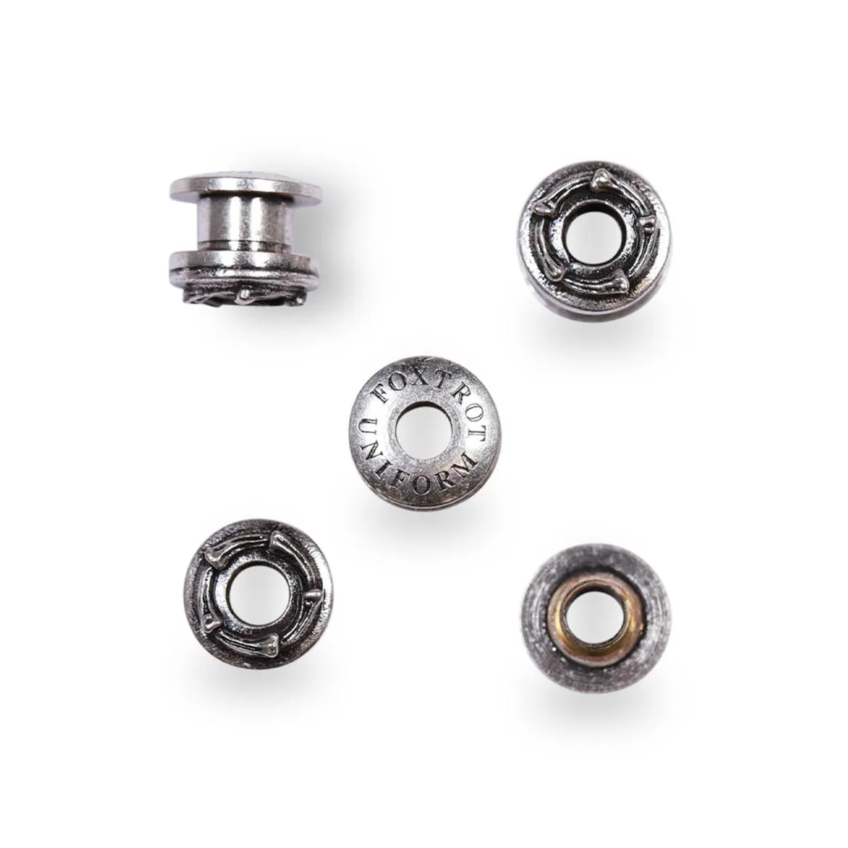 Bones Screw-On Grommets Pack 'Silver'
