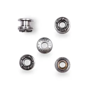 Bones Screw-On Grommets Pack 'Silver'