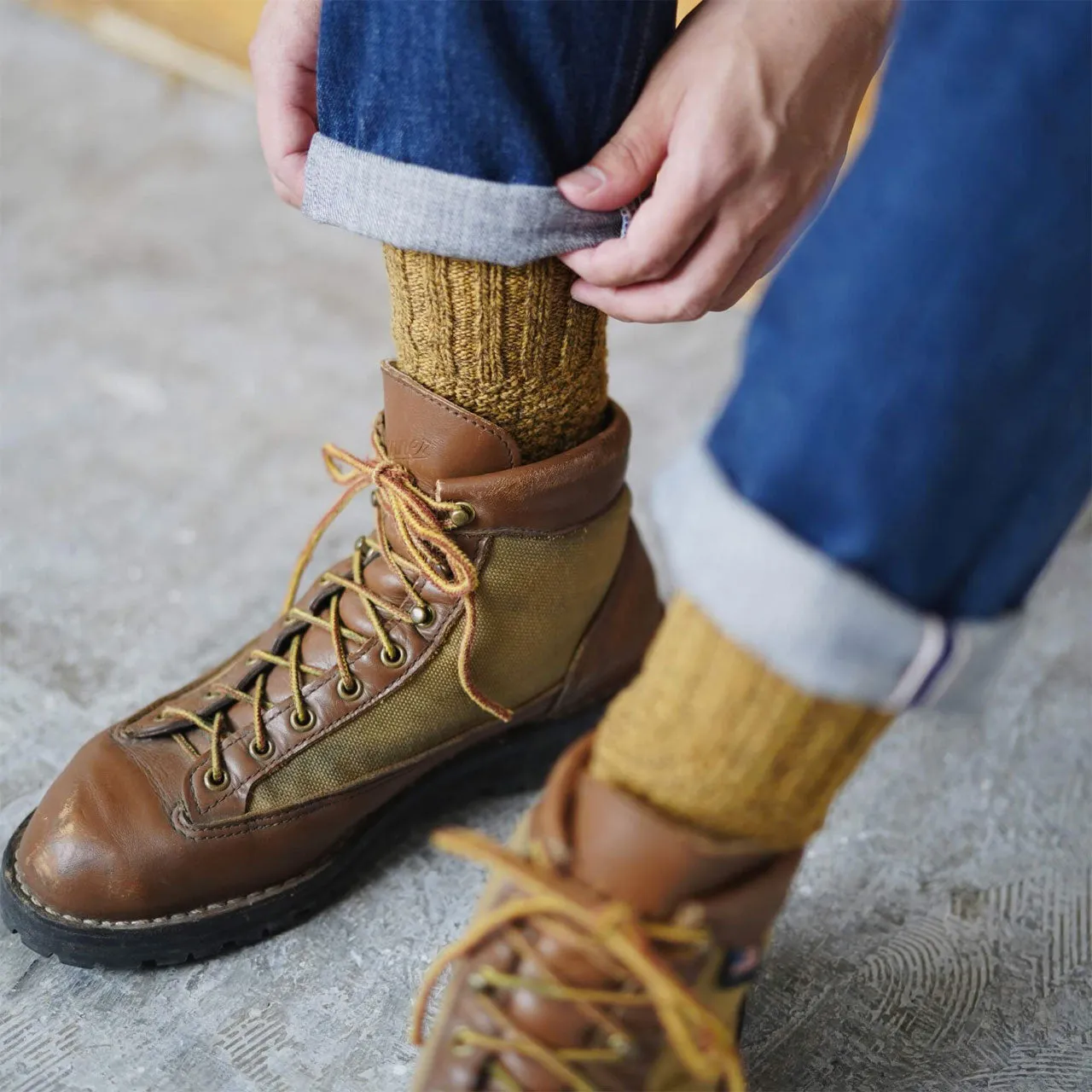 Boot Socks -  Recycled Wool/Cotton (Adults) *Returning Soon