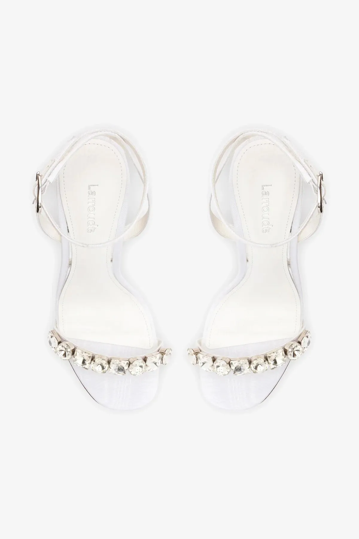 Calypso Sandal In White Fabric