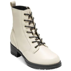 Camea Womens Zipper Combat & Lace-up Boots