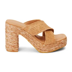 Caravan Sandals In Cognac