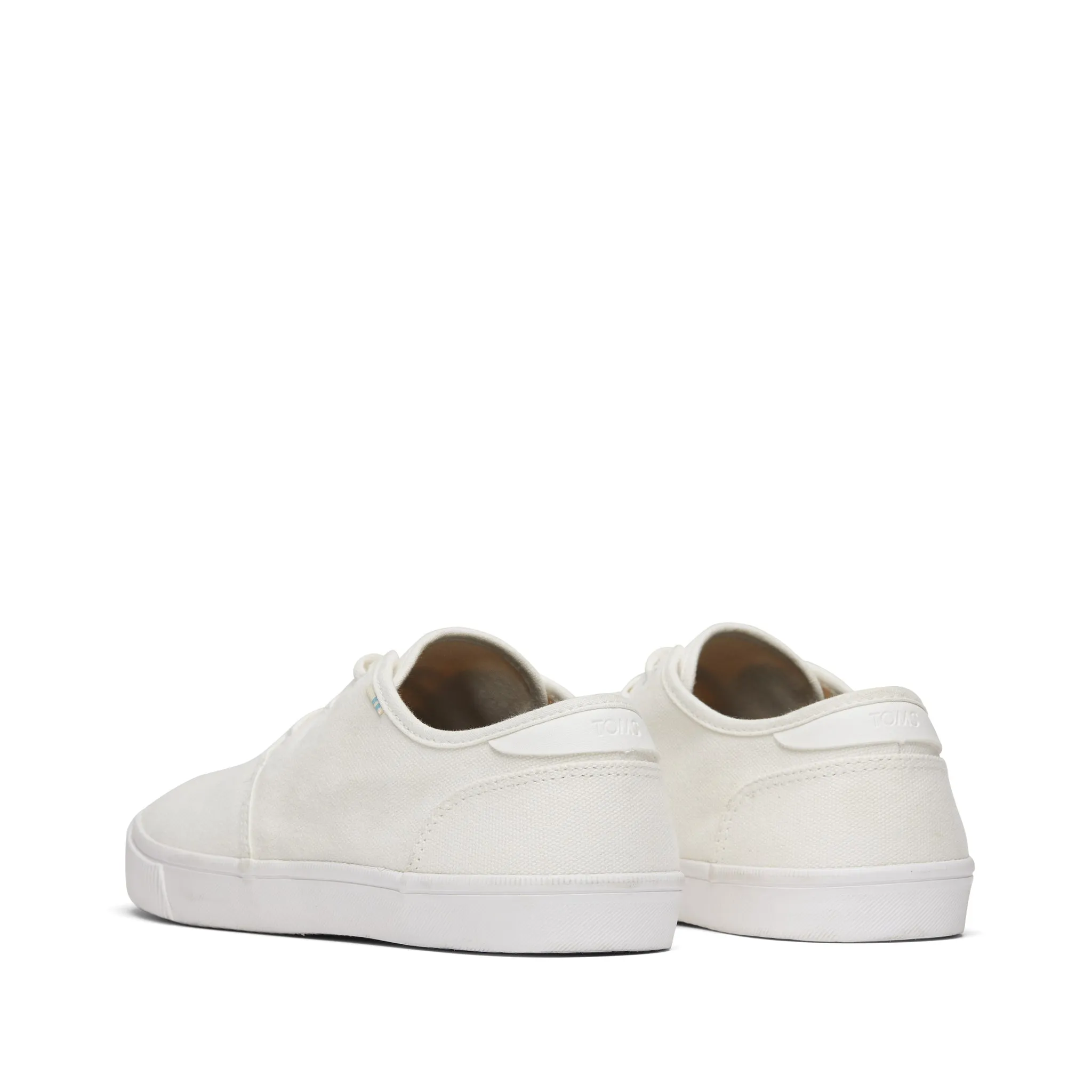 Carlo White Canvas Lace-Up Sneaker