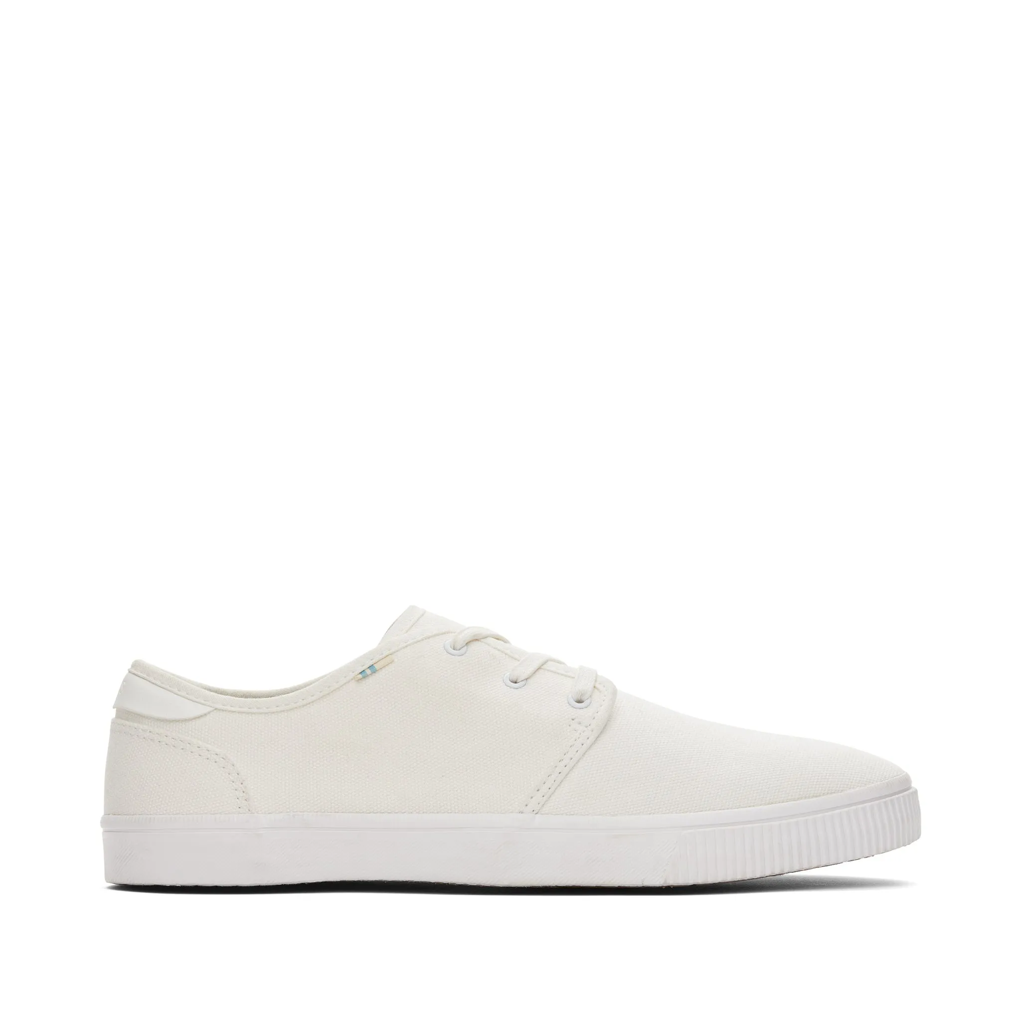 Carlo White Canvas Lace-Up Sneaker