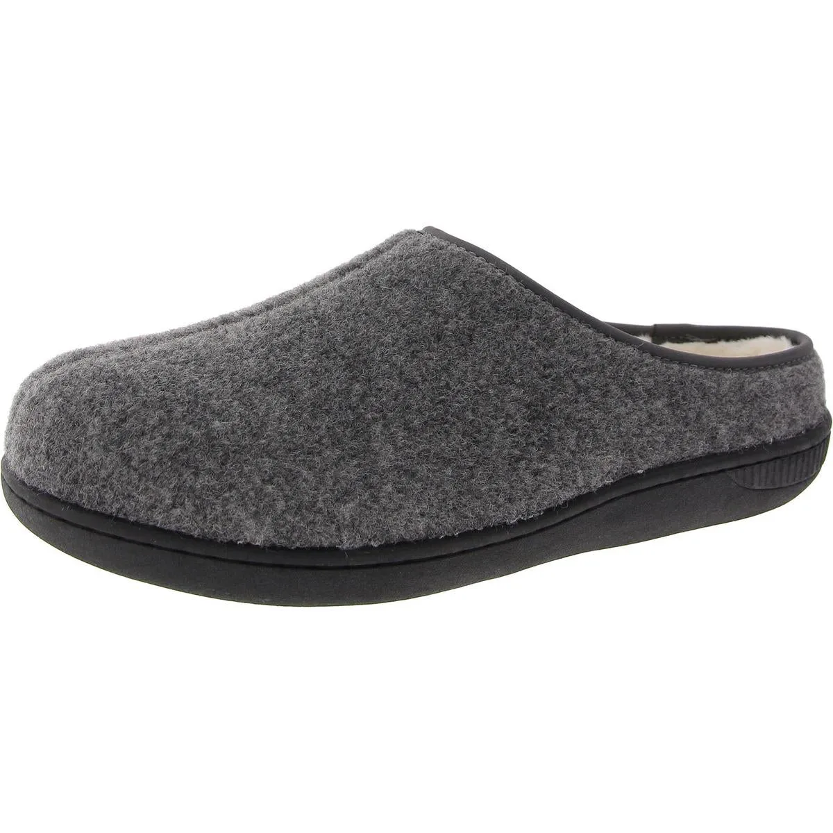 Carol Womens Faux Fur Manmade Slide Slippers