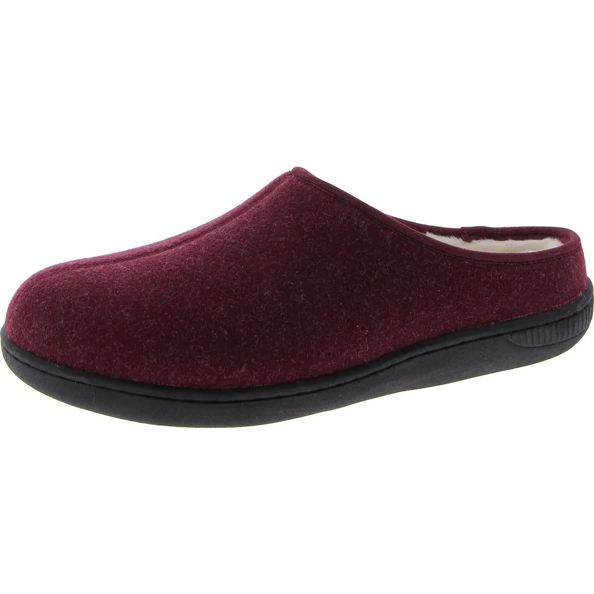 Carol Womens Faux Fur Manmade Slide Slippers