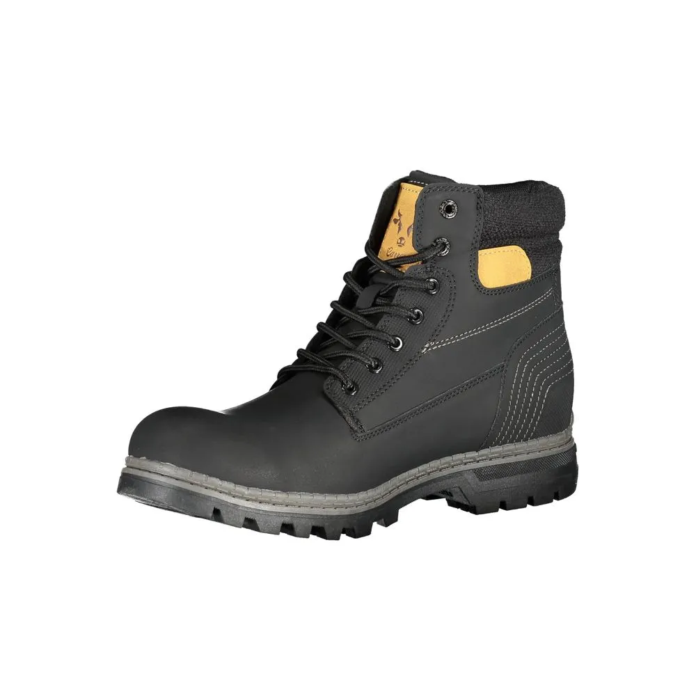 Carrera Sleek  Laced Boots with Contrast Men's Accents