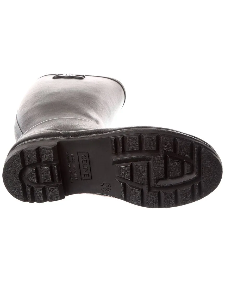 CELINE Triomphe Rubber Rain Boot