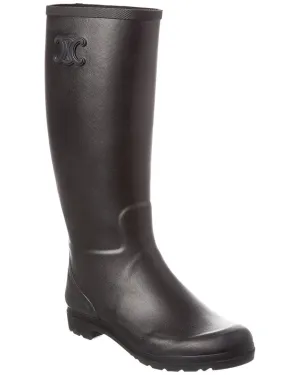 CELINE Triomphe Rubber Rain Boot