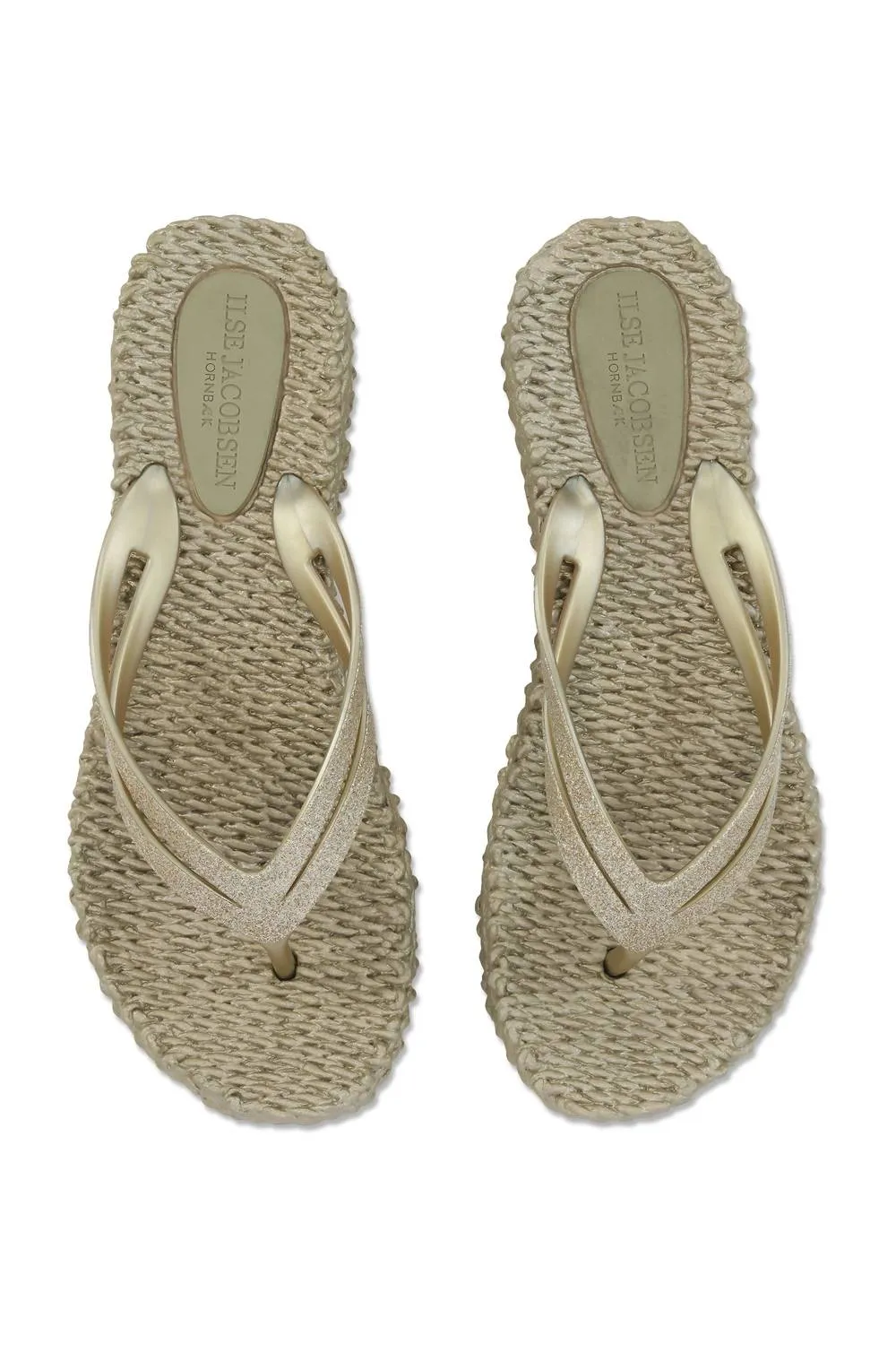 Cheerful Platform Flip Flops In Platinum