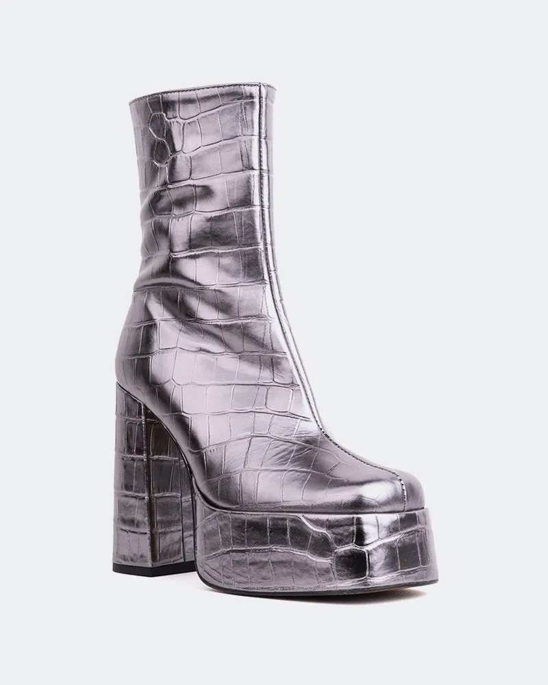 Cloud Pewter Croco