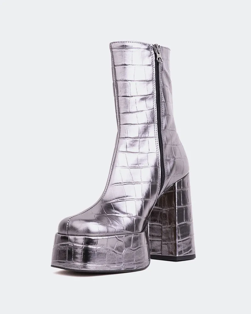 Cloud Pewter Croco