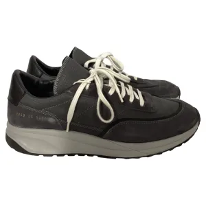Common Projects Nylon Track Classic Sneakers in Grey Suede