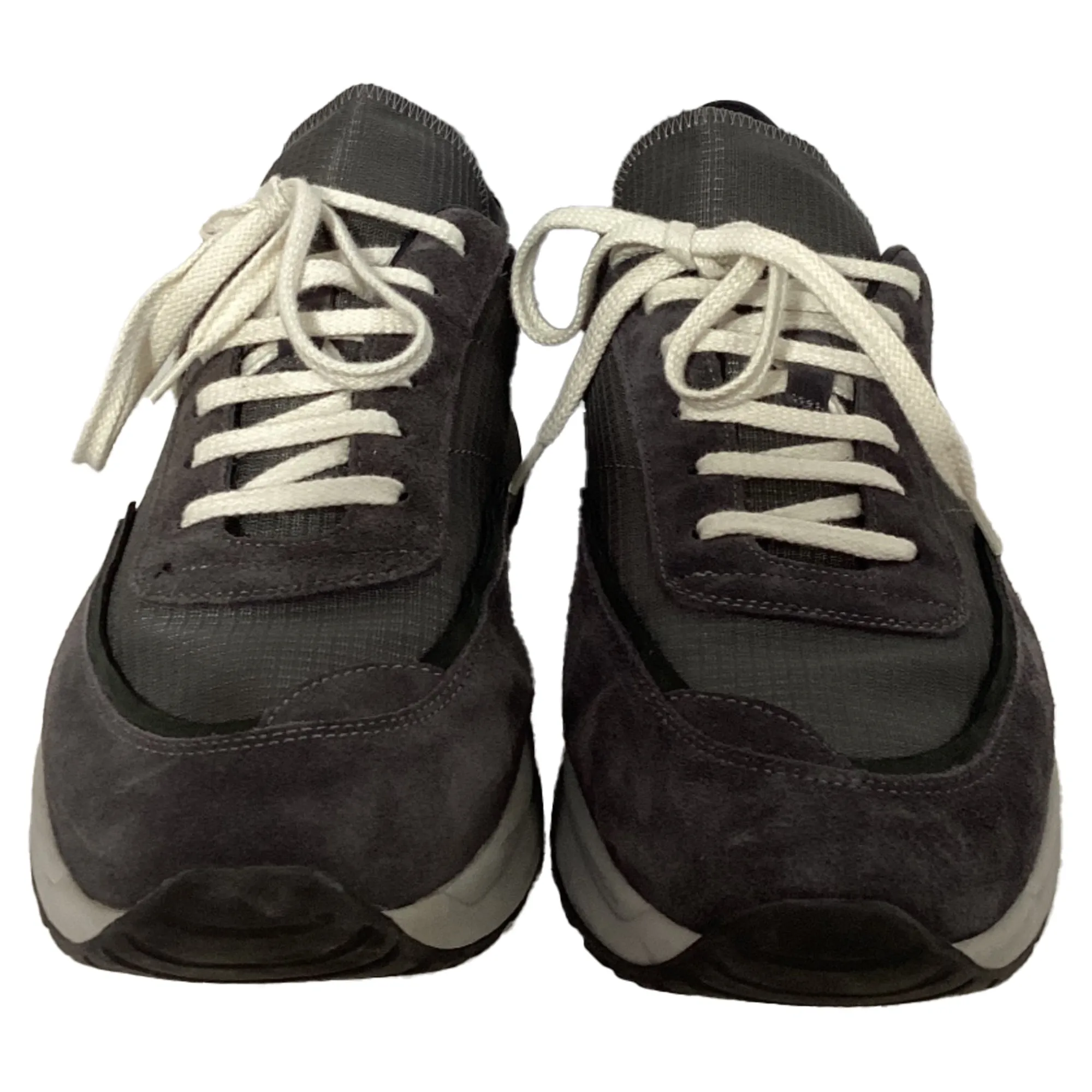 Common Projects Nylon Track Classic Sneakers in Grey Suede