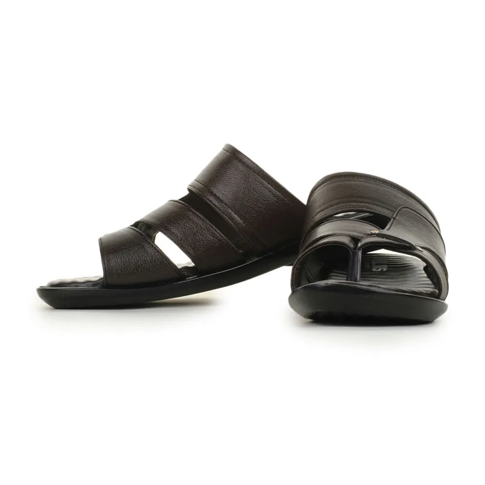 Coolers Casual Brown Slippers For Men TRL-113 By Liberty