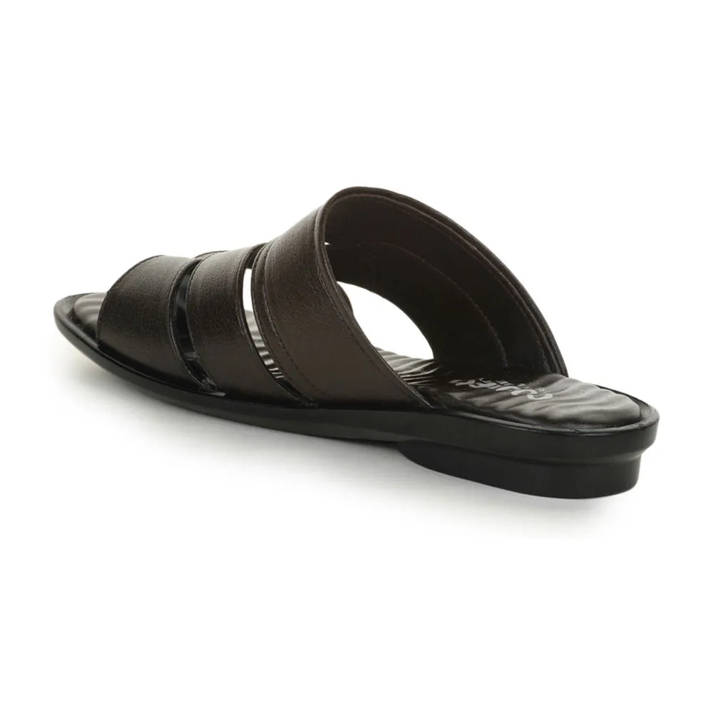 Coolers Casual Brown Slippers For Men TRL-113 By Liberty