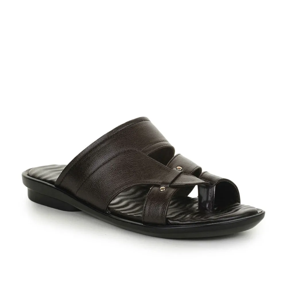 Coolers Casual Brown Slippers For Men TRL-113 By Liberty