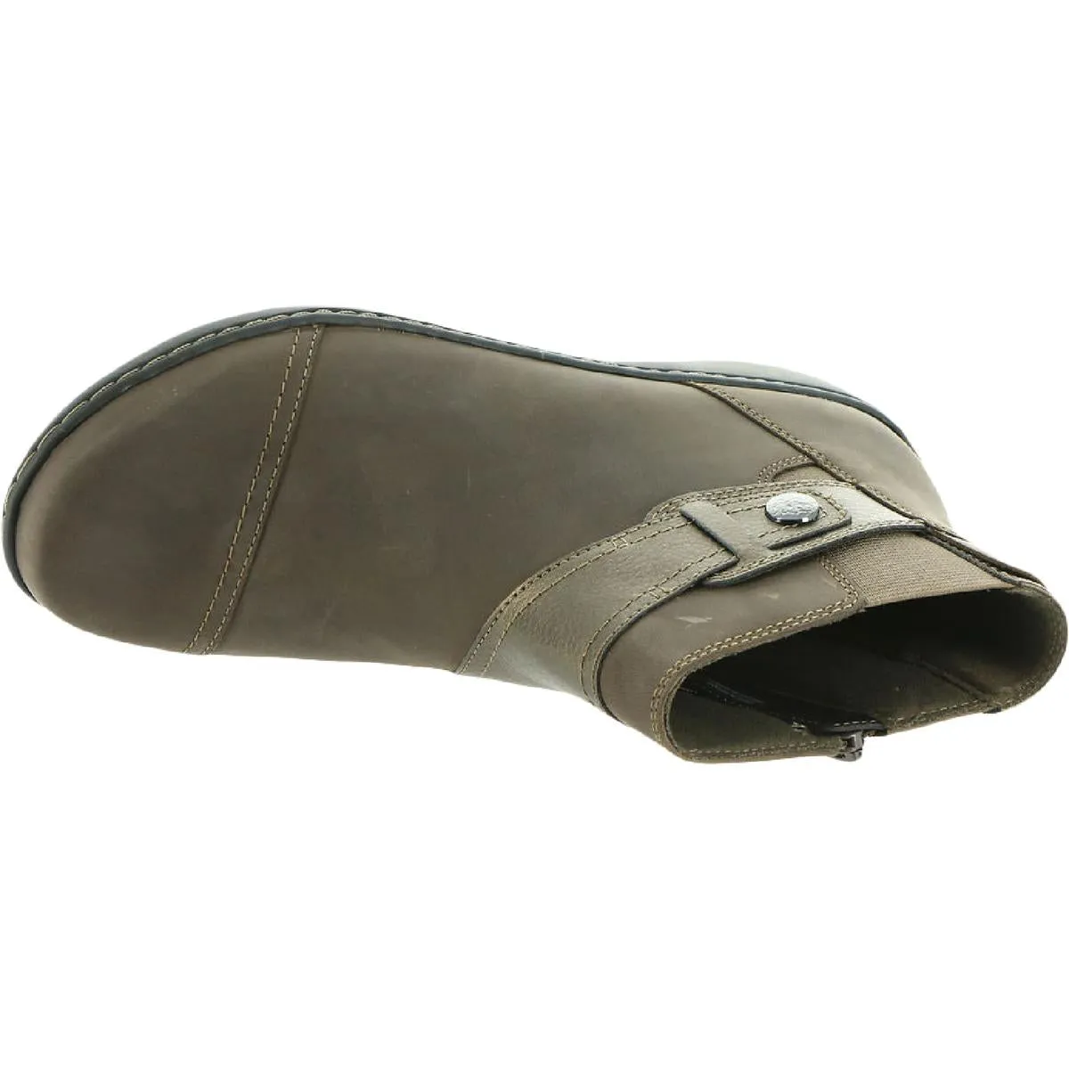 Cora Tropic Womens Leather Metallic Ankle Boots