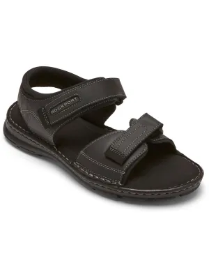 Darwyn Mens Leather Ankle Strap Fisherman Sandals