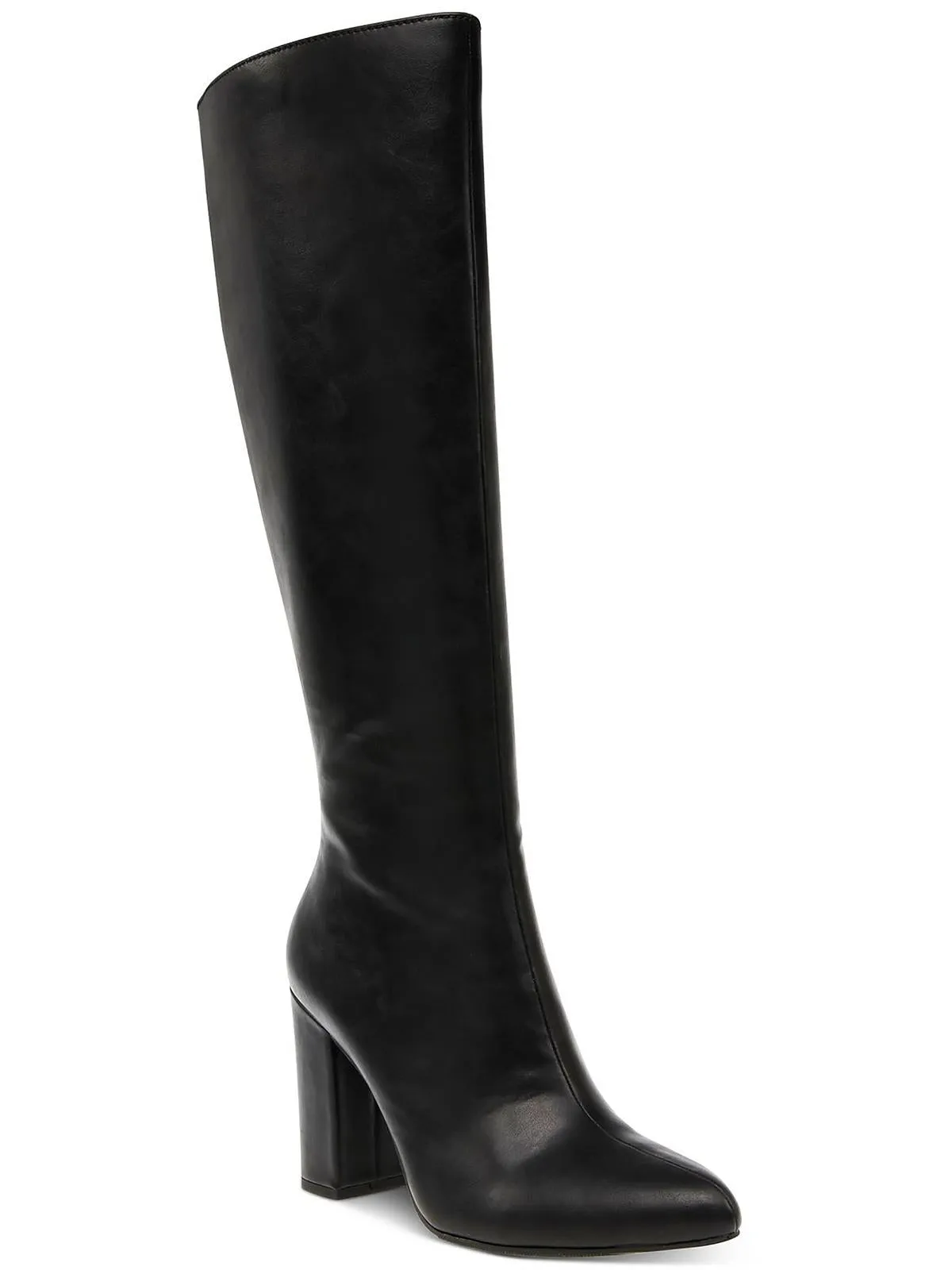 Daytonaa  Womens Pull On Faux Leather Knee-High Boots