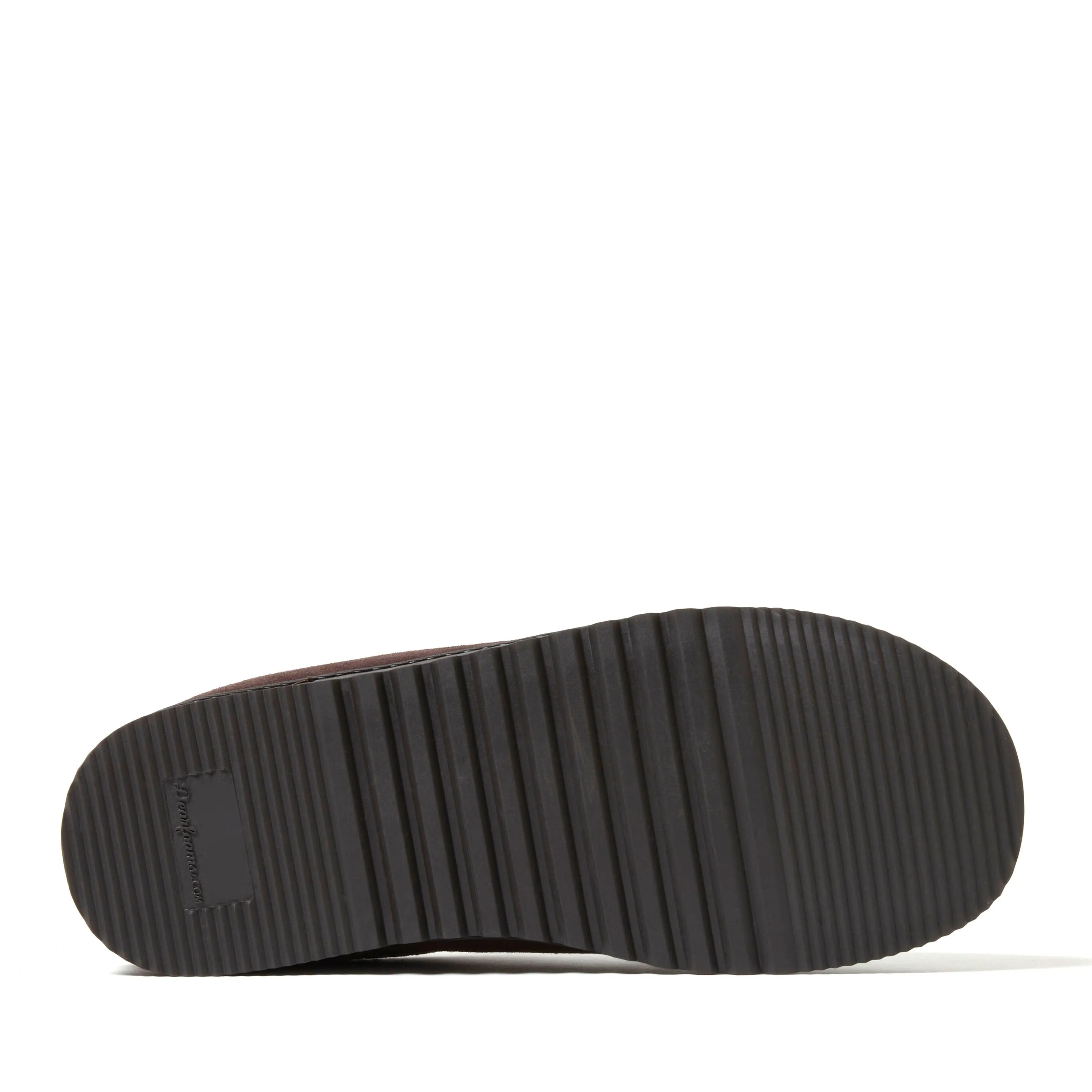 Dearfoams Dean Genuine Suede Clog Slipper with Embroidery
