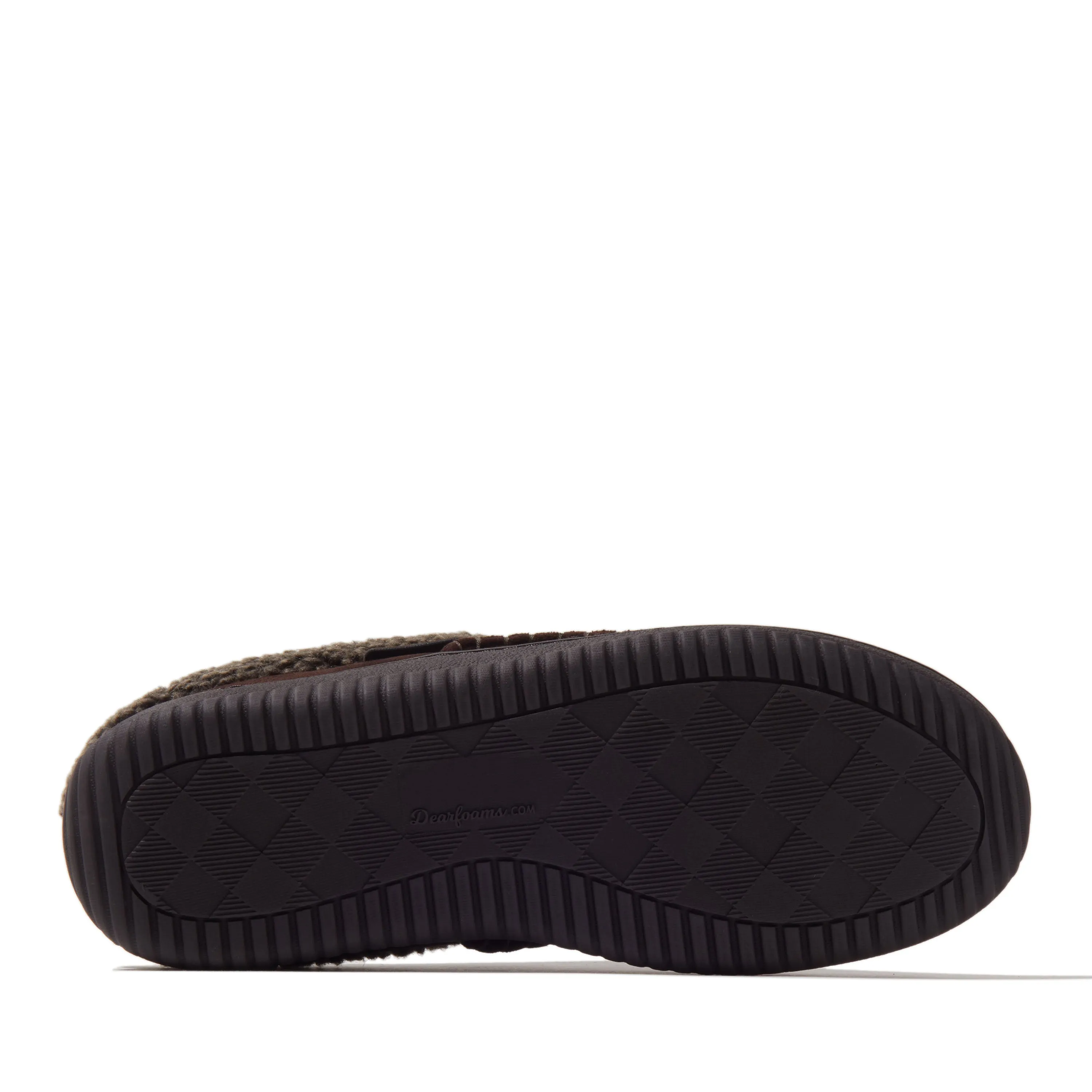 Dearfoams Men's Marshall Microsuede Moccasin Toe Clog