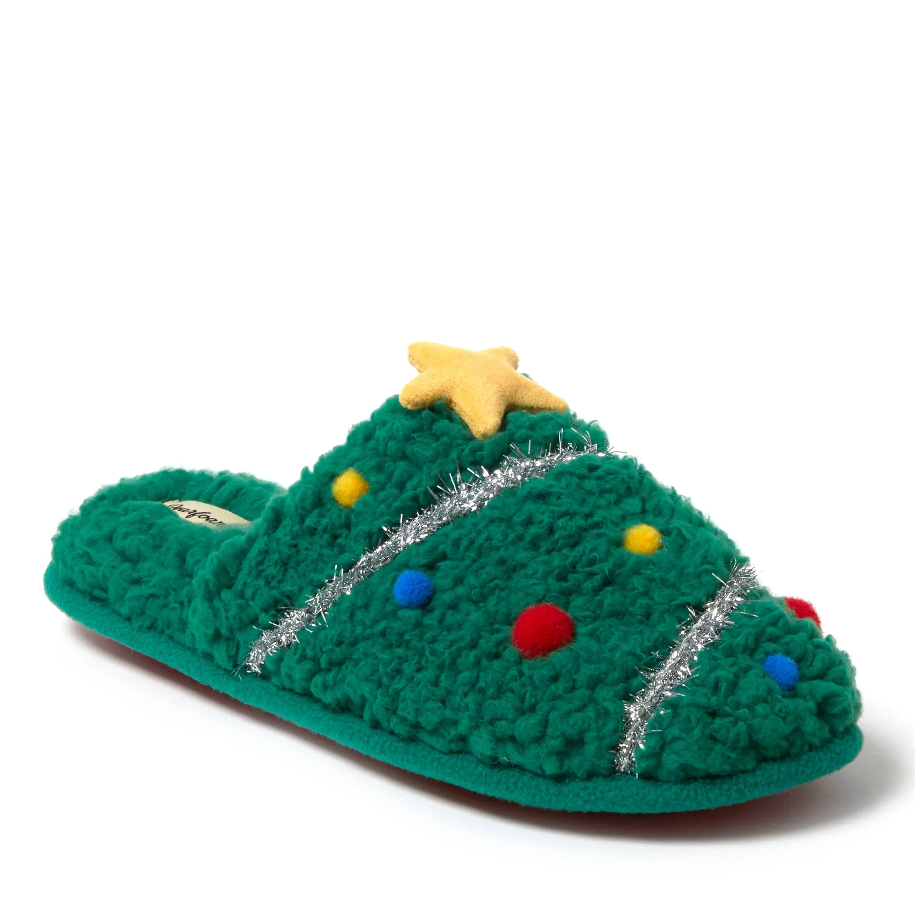 Dearfoams Unisex Novelty Holiday Christmas Scuff Slipper