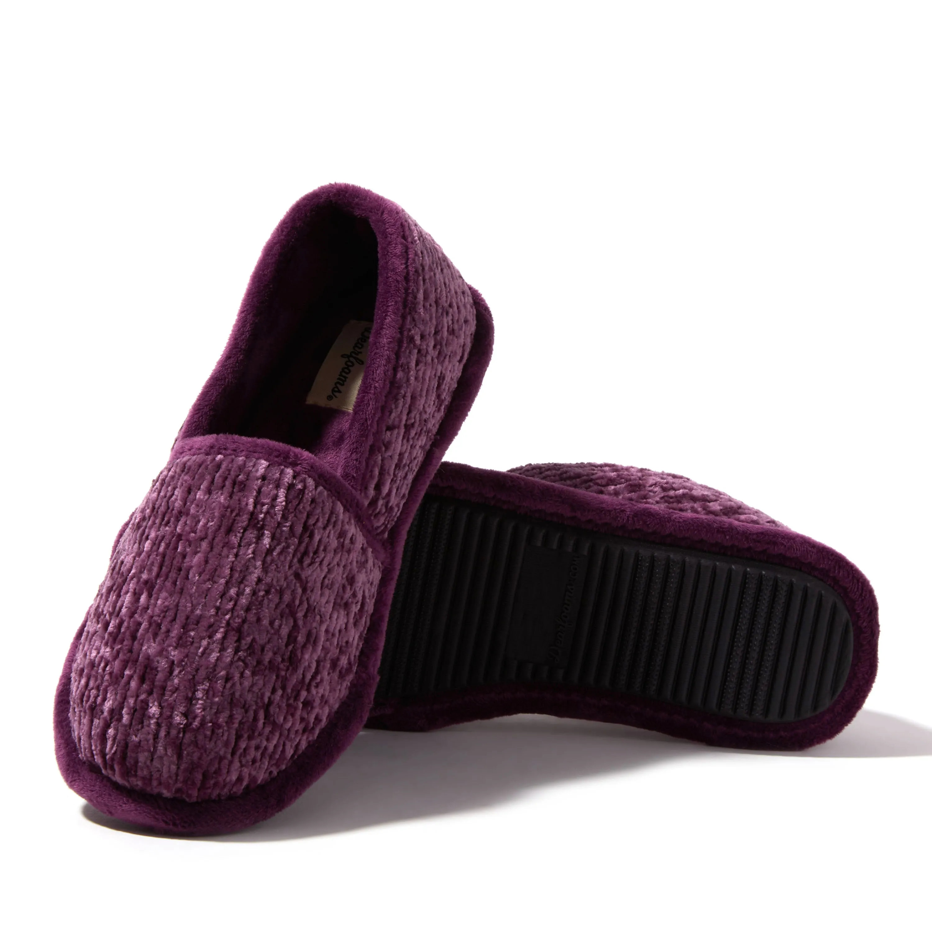 Dearfoams Women's Chenille A-Line Slipper