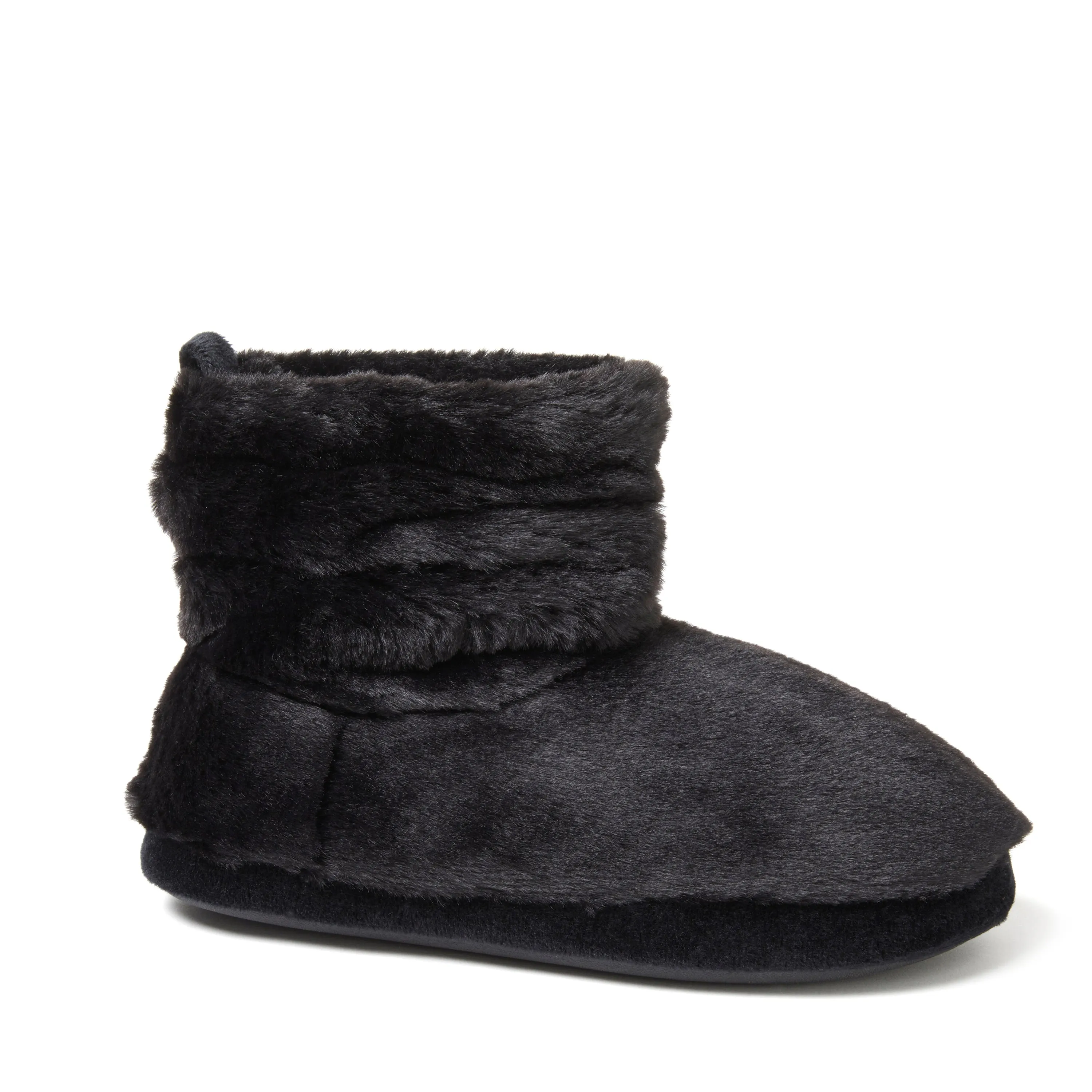 Dearfoams Women's Kimber Furry Bootie Slipper